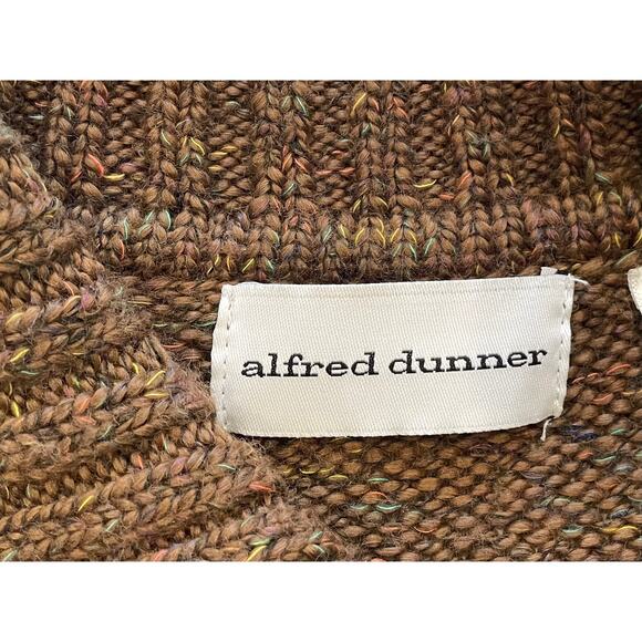 Alfred Dunner Fall Colors Long Cardigan Sweater Coat, 3 Button, Size M - Picture 6 of 10